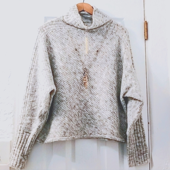 MAX STUDIO Funnel Neck Textured Knit Pullover Sweater - Picture 3 of 10